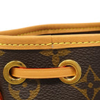 Louis Vuitton Shoulder Bag Monogram Nano Noe Brown 2-Way — view 6