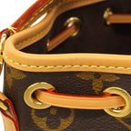 Louis Vuitton Shoulder Bag Monogram Nano Noe Brown 2-Way — view 7
