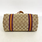 Gucci Tote GG Canvas Brown Gold — view 3