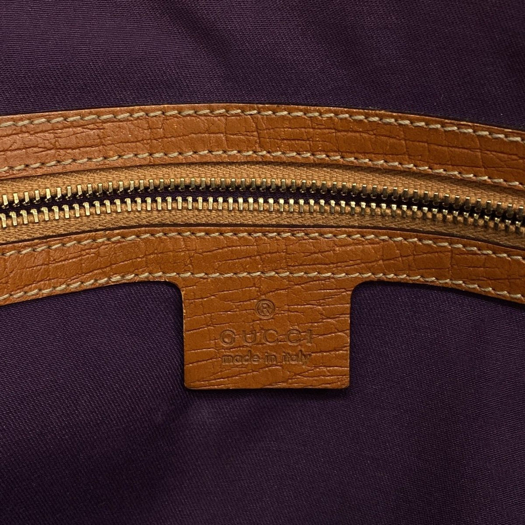 Gucci Tote GG Canvas Brown Gold — view 5
