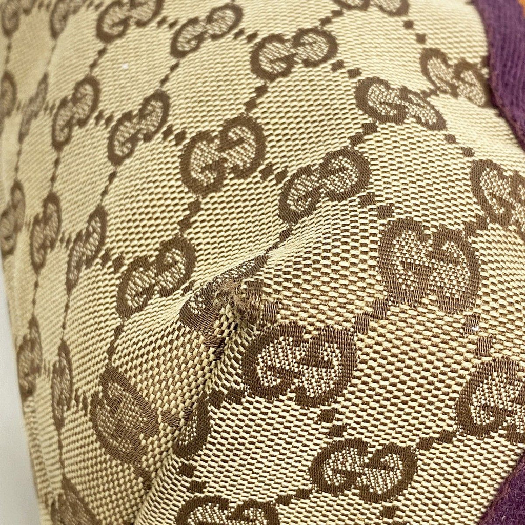 Gucci Tote GG Canvas Brown Gold — view 6