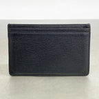 Chanel Card Case Leather Black Gold — view 7