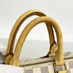 Louis Vuitton Handbag Damier Azur Speedy 25 White — view 8