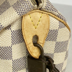 Louis Vuitton Handbag Damier Azur Speedy 25 White — view 9