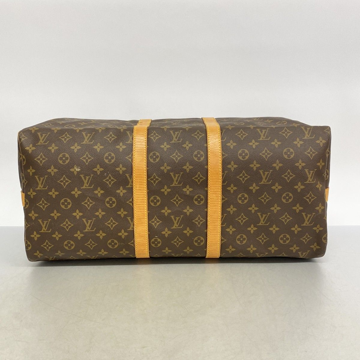 Louis Vuitton Boston Bag Monogram Keepall Bandouliere 55 Brown — view 3