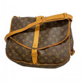 Louis Vuitton Shoulder Bag Monogram Saumur 35 Brown