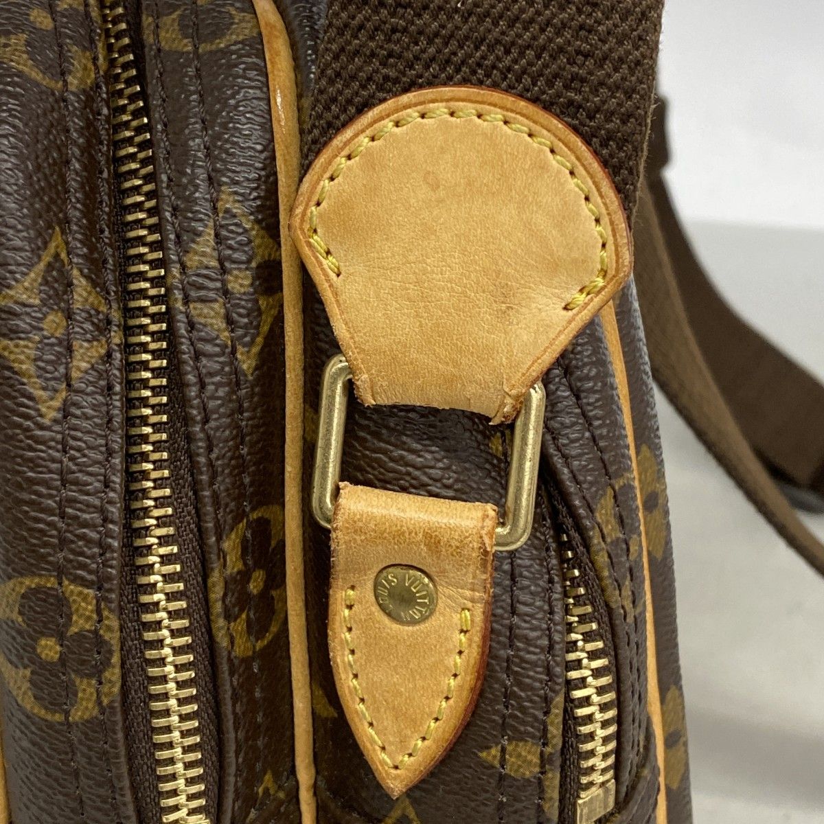 Louis Vuitton Shoulder Bag Monogram Reporter PM Brown — view 8