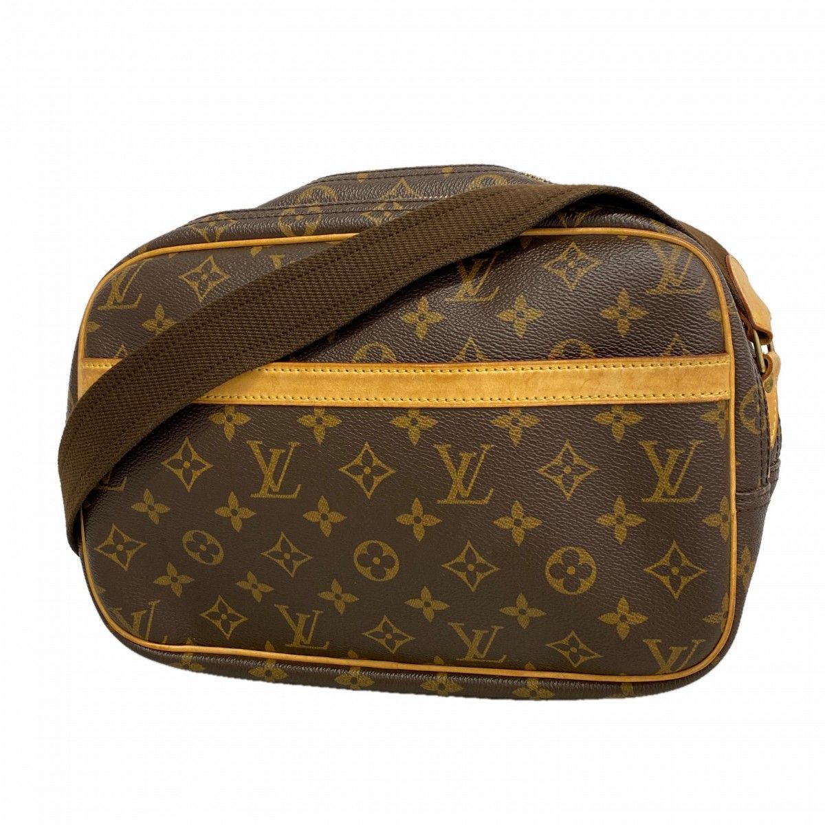 Louis Vuitton Shoulder Bag Monogram Reporter PM Brown