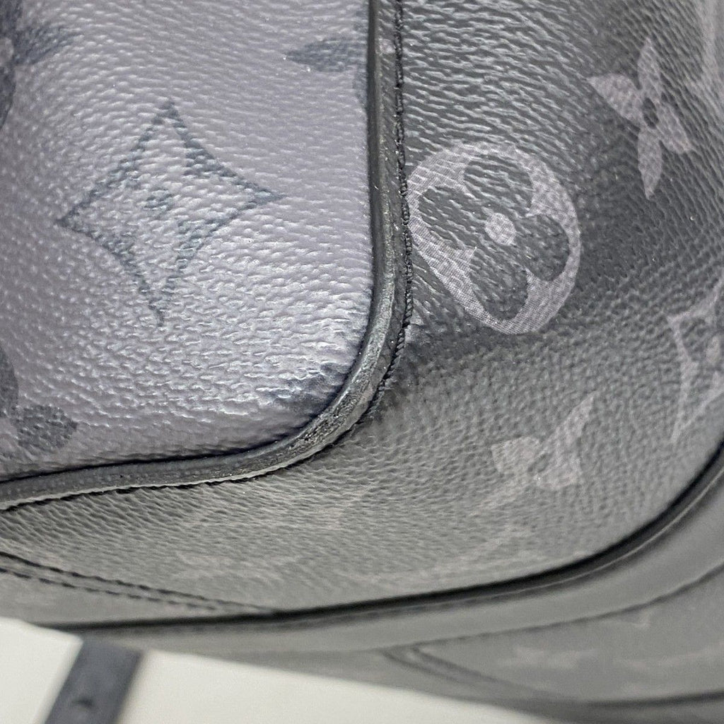 Louis Vuitton Shoulder Bag Monogram Eclipse City Keepall Black Gray — view 7