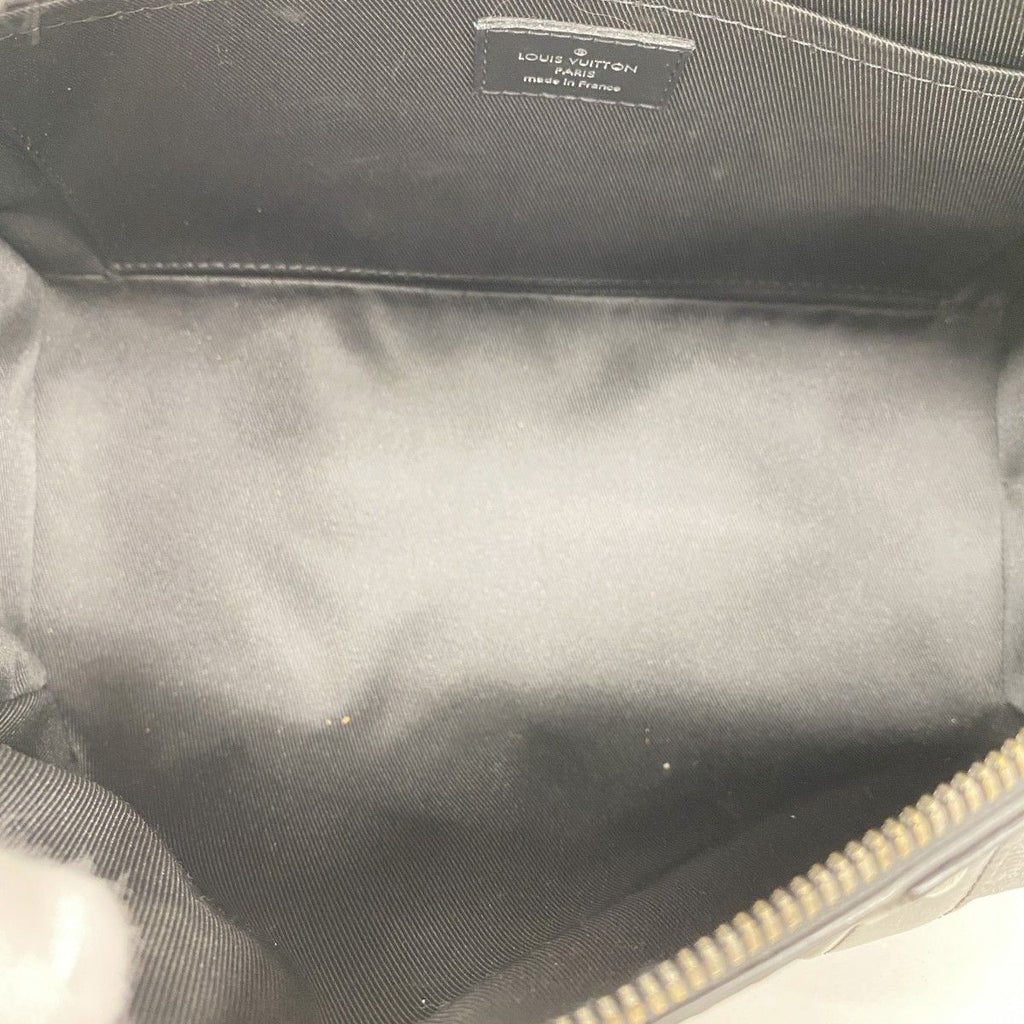 Louis Vuitton Shoulder Bag Monogram Eclipse City Keepall Black Gray — view 4