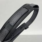 Louis Vuitton Shoulder Bag Monogram Eclipse City Keepall Black Gray — view 8
