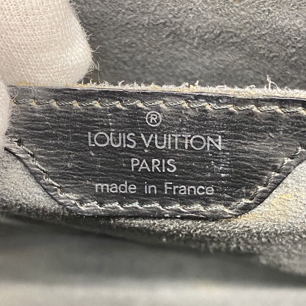 Louis Vuitton Handbag Epi Saint Jacques Noir — view 5