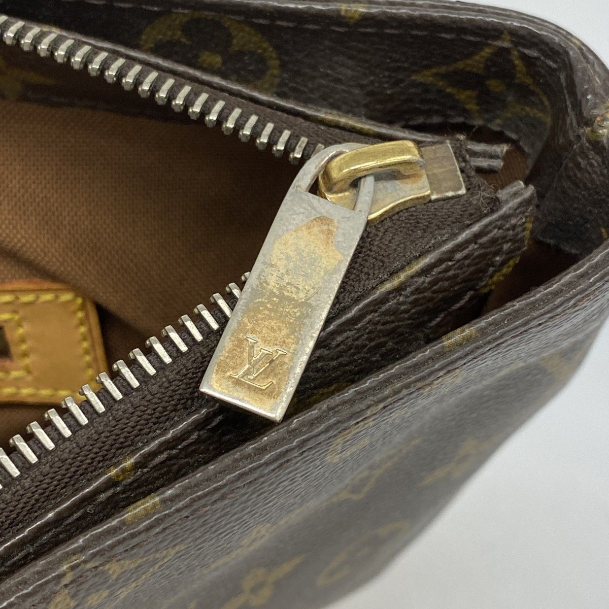 Louis Vuitton Tote Monogram Cabas Mezzo Brown — view 6