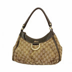 Gucci Handbag GG Canvas Brown Champagne Gold