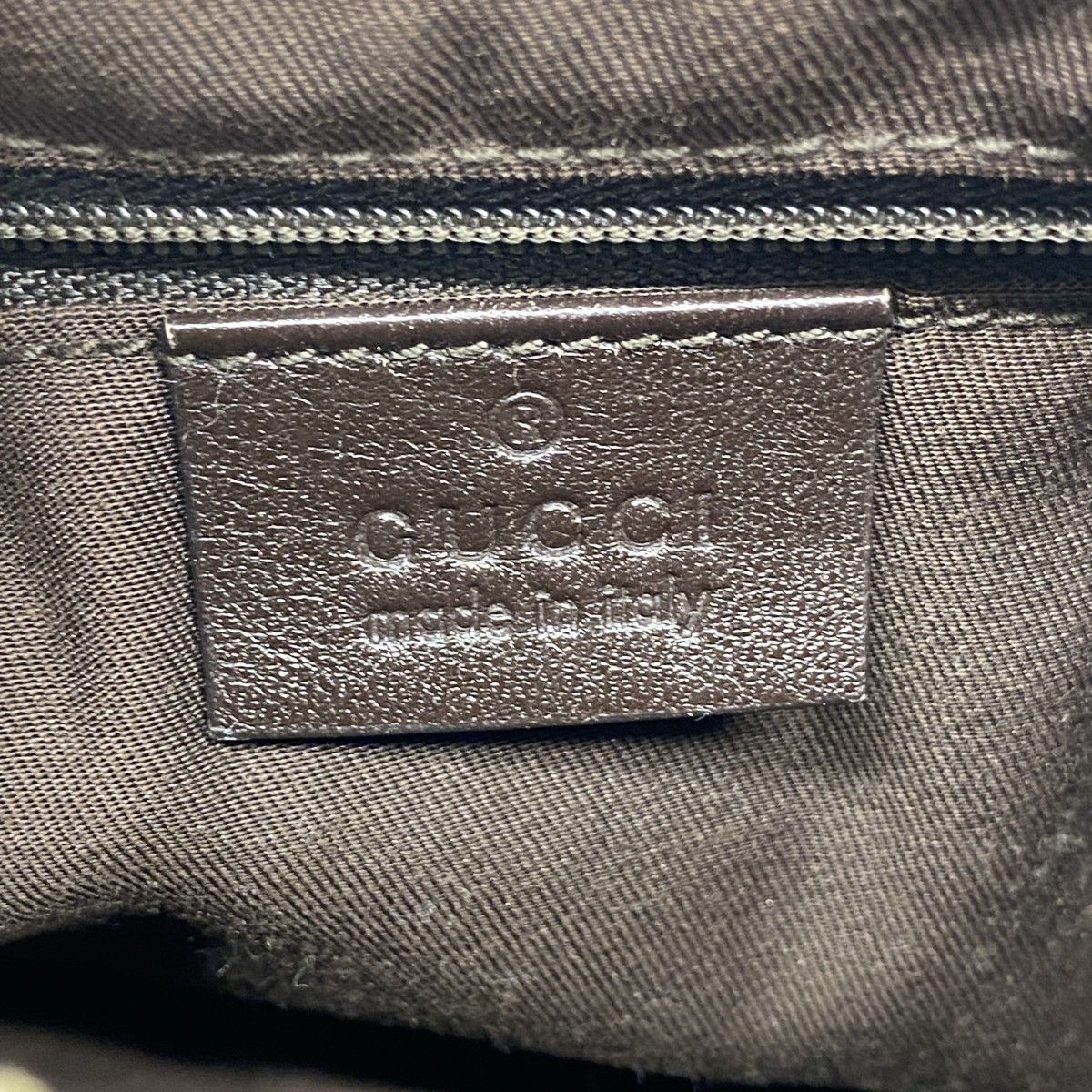 Gucci Handbag GG Canvas Brown Champagne Gold — view 5