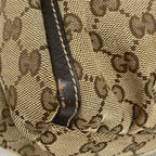 Gucci Handbag GG Canvas Brown Champagne Gold — view 6