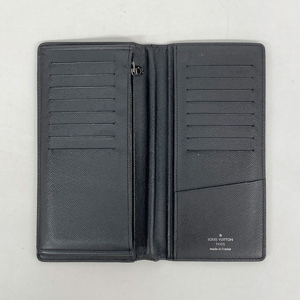 Louis Vuitton Wallet Monogram Eclipse Portefeuille Brazza Black — view 3