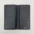 Louis Vuitton Wallet Monogram Eclipse Portefeuille Brazza Black — view 3