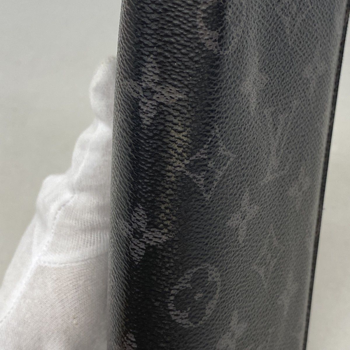 Louis Vuitton Wallet Monogram Eclipse Portefeuille Brazza Black — view 7