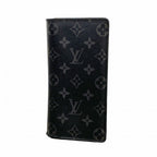 Louis Vuitton Wallet Monogram Eclipse Portefeuille Brazza Black