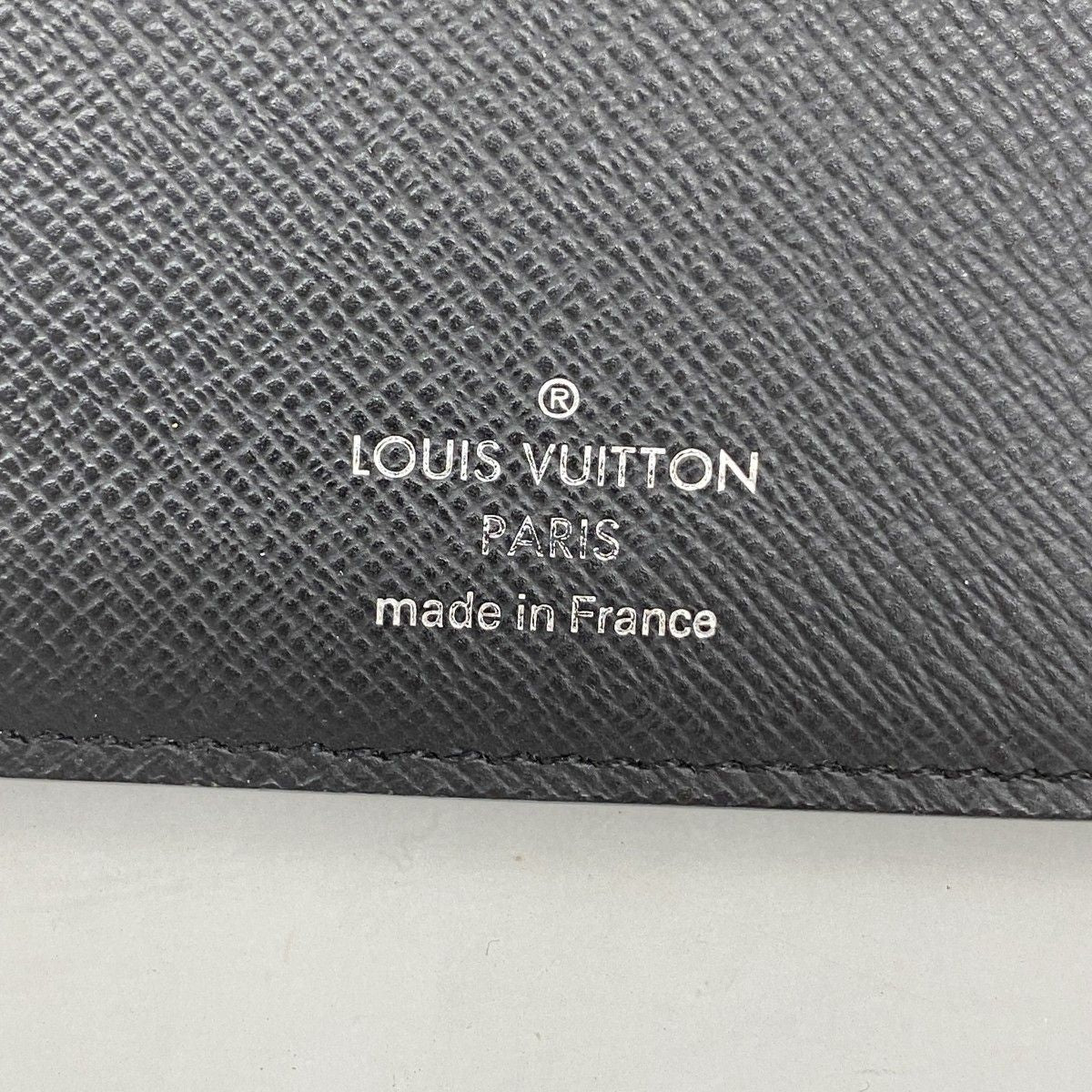 Louis Vuitton Wallet Monogram Eclipse Portefeuille Brazza Black — view 4