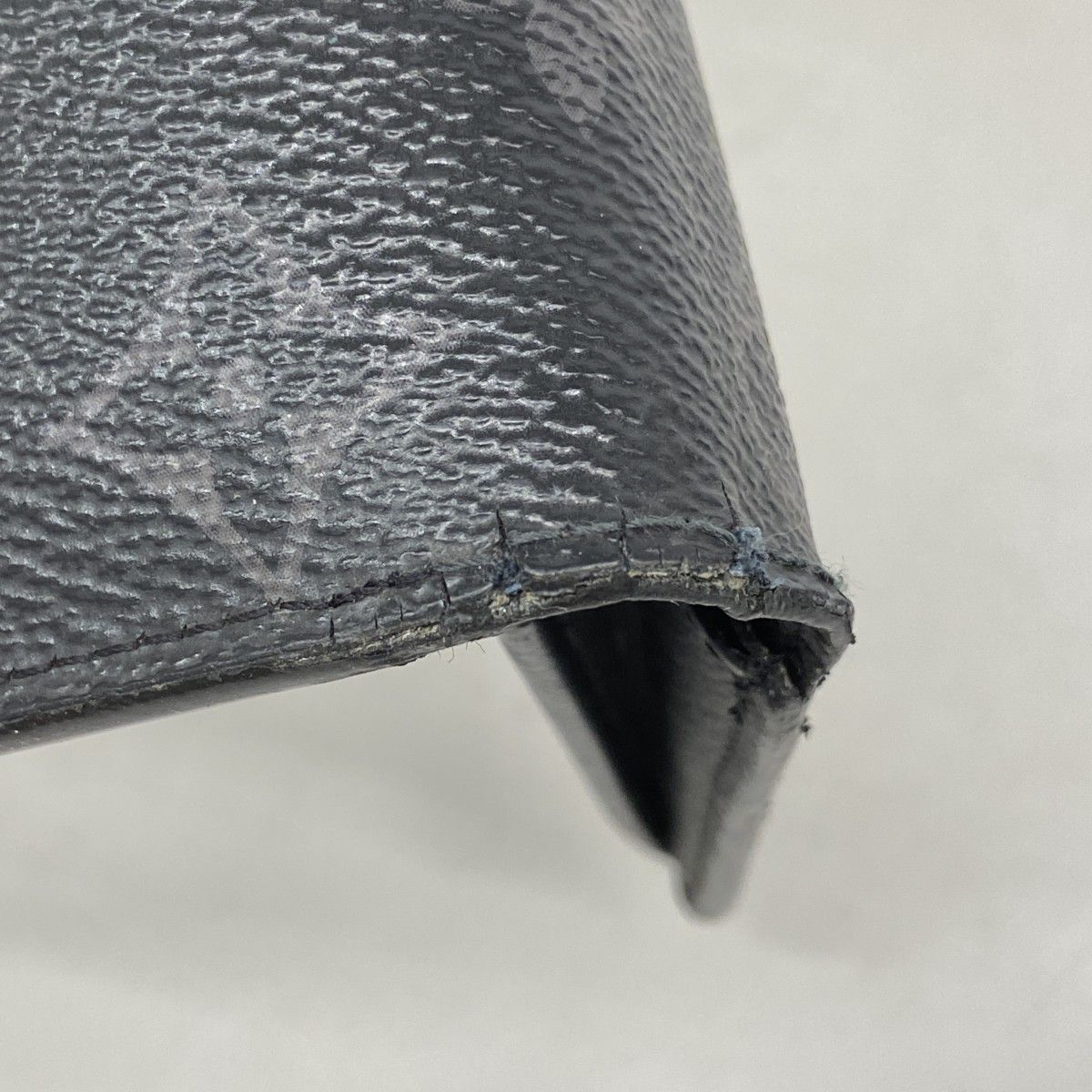 Louis Vuitton Wallet Monogram Eclipse Portefeuille Brazza Black — view 5