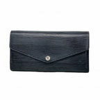 Louis Vuitton Wallet Epi Portefeuille Sarah Noir