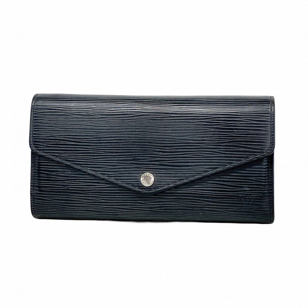 Louis Vuitton Wallet Epi Portefeuille Sarah Noir