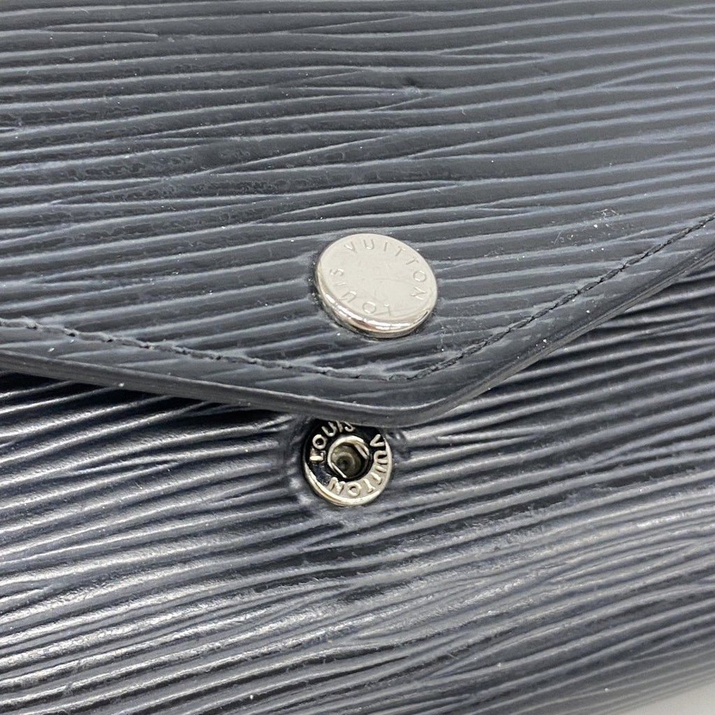 Louis Vuitton Wallet Epi Portefeuille Sarah Noir — view 9