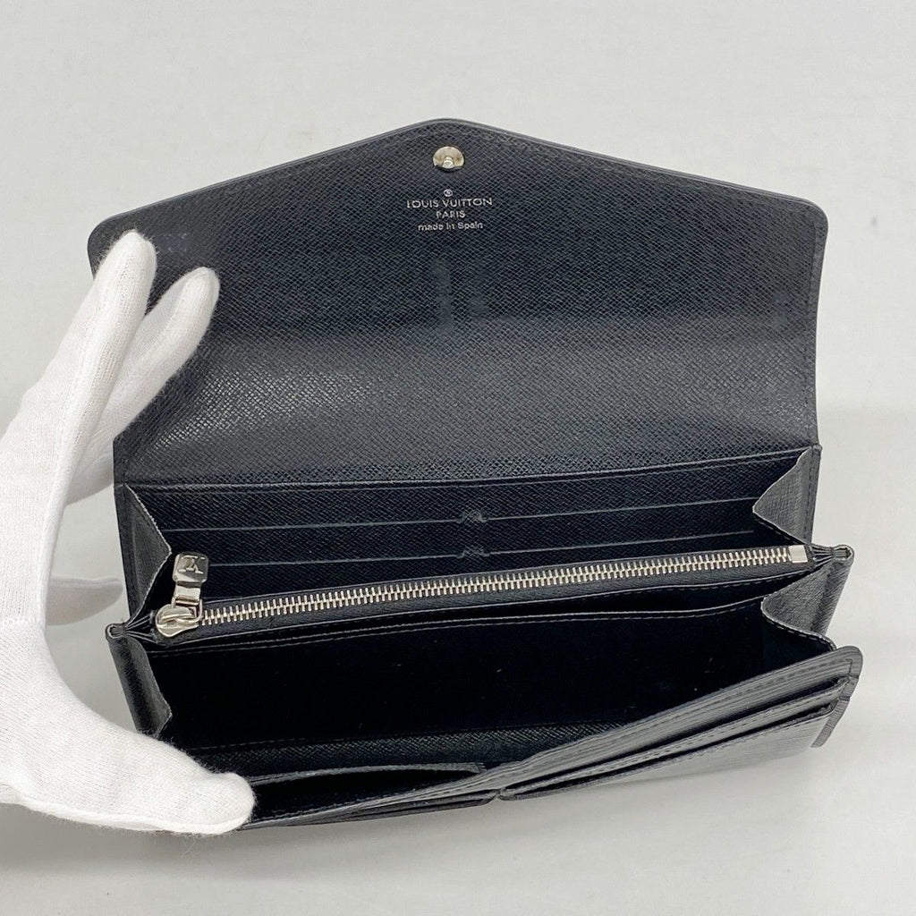 Louis Vuitton Wallet Epi Portefeuille Sarah Noir — view 3