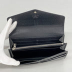 Louis Vuitton Wallet Epi Portefeuille Sarah Noir — view 3
