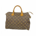 Louis Vuitton Handbag Monogram Speedy 30 Brown