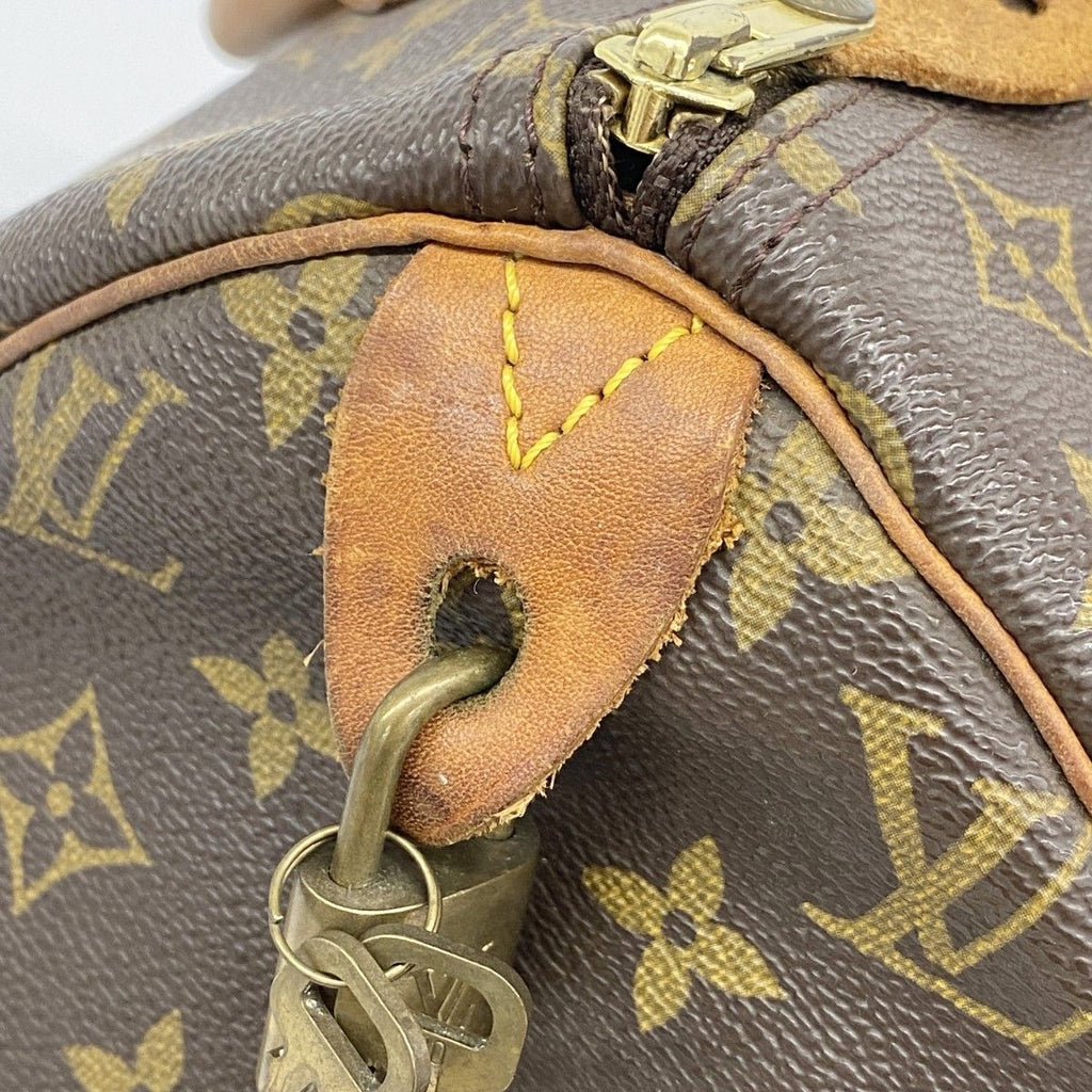 Louis Vuitton Handbag Monogram Speedy 30 Brown — view 8