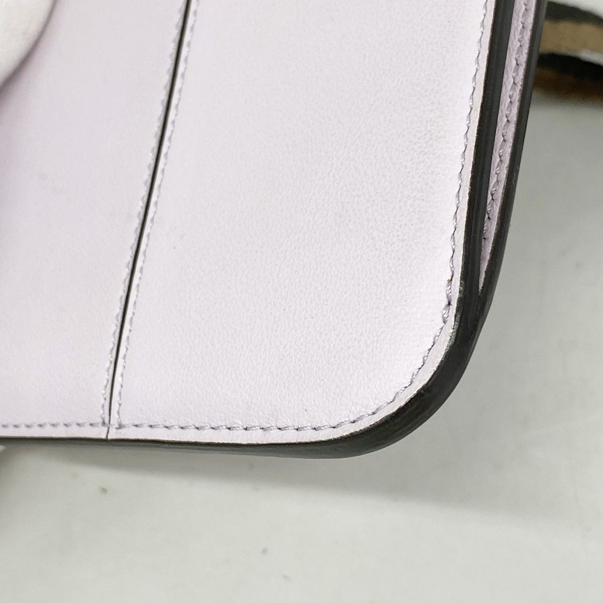 Fendi Phone Case Peekaboo Leather Purple Gold — view 6
