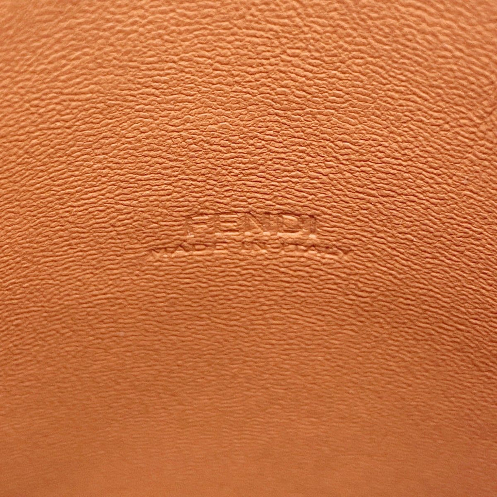 Fendi Phone Case Peekaboo Leather Purple Gold — view 5