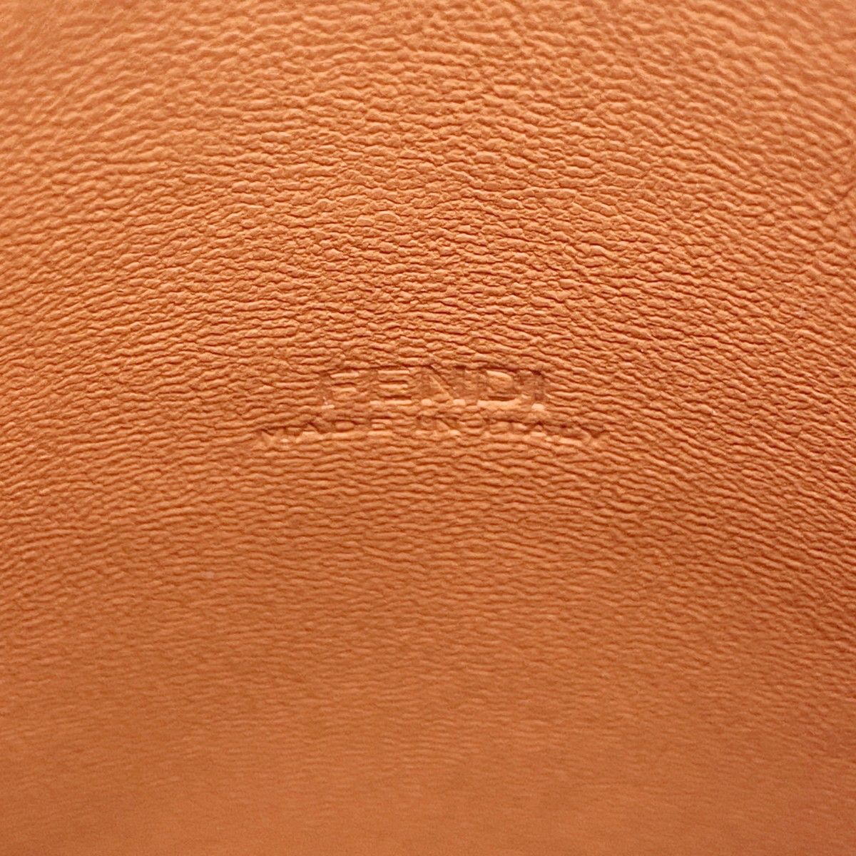 Fendi Phone Case Peekaboo Leather Purple Gold — view 5