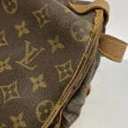 Louis Vuitton Shoulder Bag Monogram Saumur 35 Brown — view 6