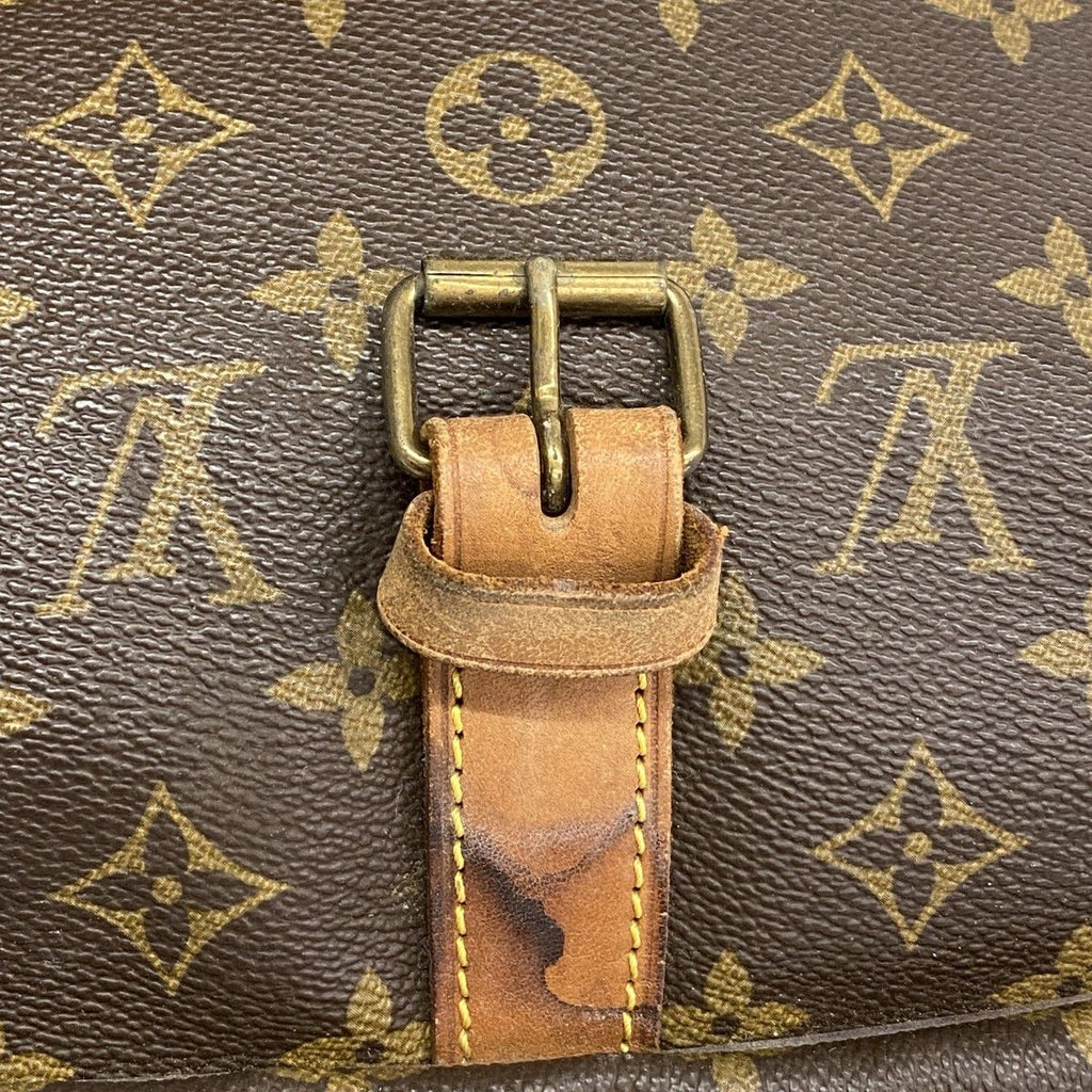 Louis Vuitton Shoulder Bag Monogram Saumur 35 Brown — view 7