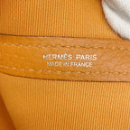 Hermes Tote Garden Party PM Toile Officier Orange Silver — view 5