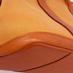 Hermes Tote Garden Party PM Toile Officier Orange Silver — view 6