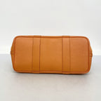 Hermes Tote Garden Party PM Toile Officier Orange Silver — view 3