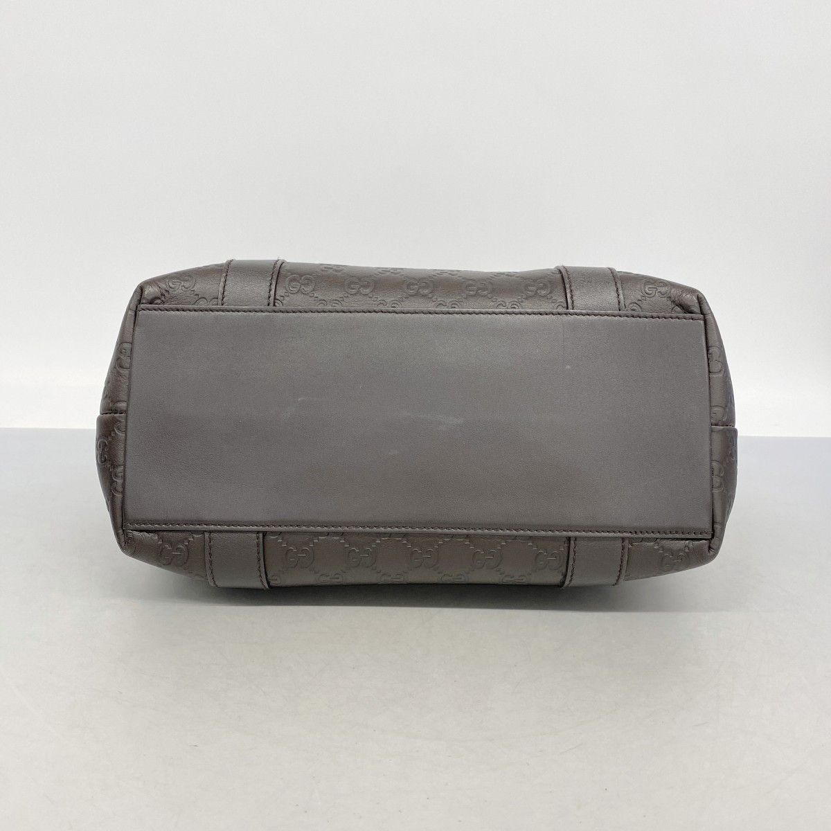 Gucci Tote Guccissima Bamb Leather Brown Champagne Gold — view 3