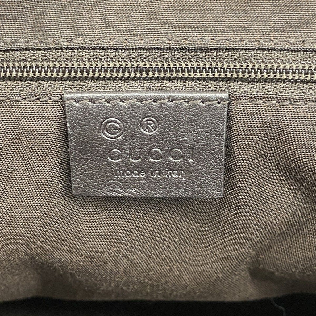 Gucci Tote Guccissima Bamb Leather Brown Champagne Gold — view 5