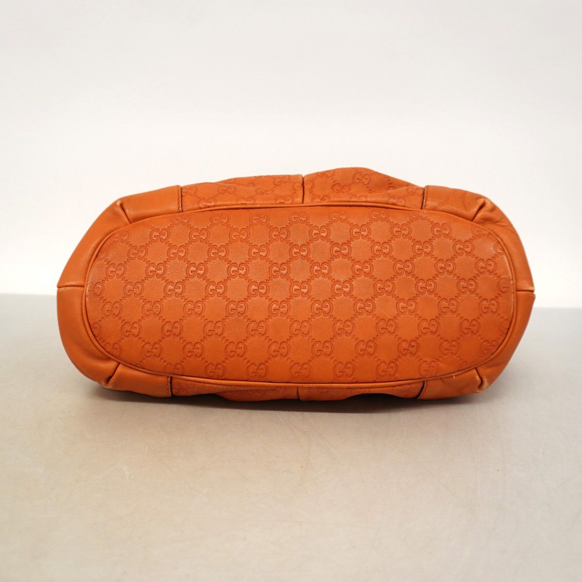 Gucci Tote Guccissima Leather Orange Champagne Gold 2-Way — view 3