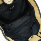 Chanel Chain Tote Deauville Canvas Beige Silver — view 4