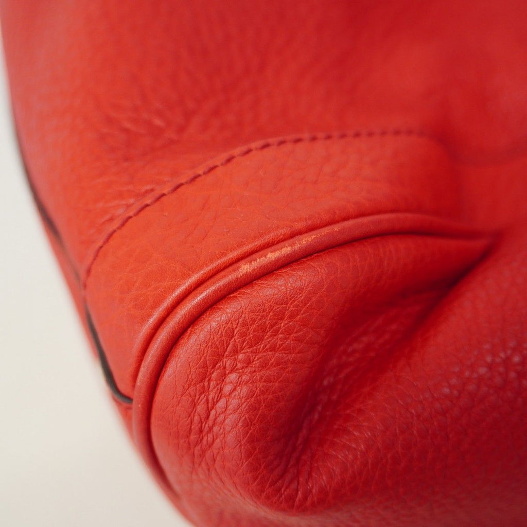 Gucci Handbag Soho Leather Red Champagne Gold — view 6