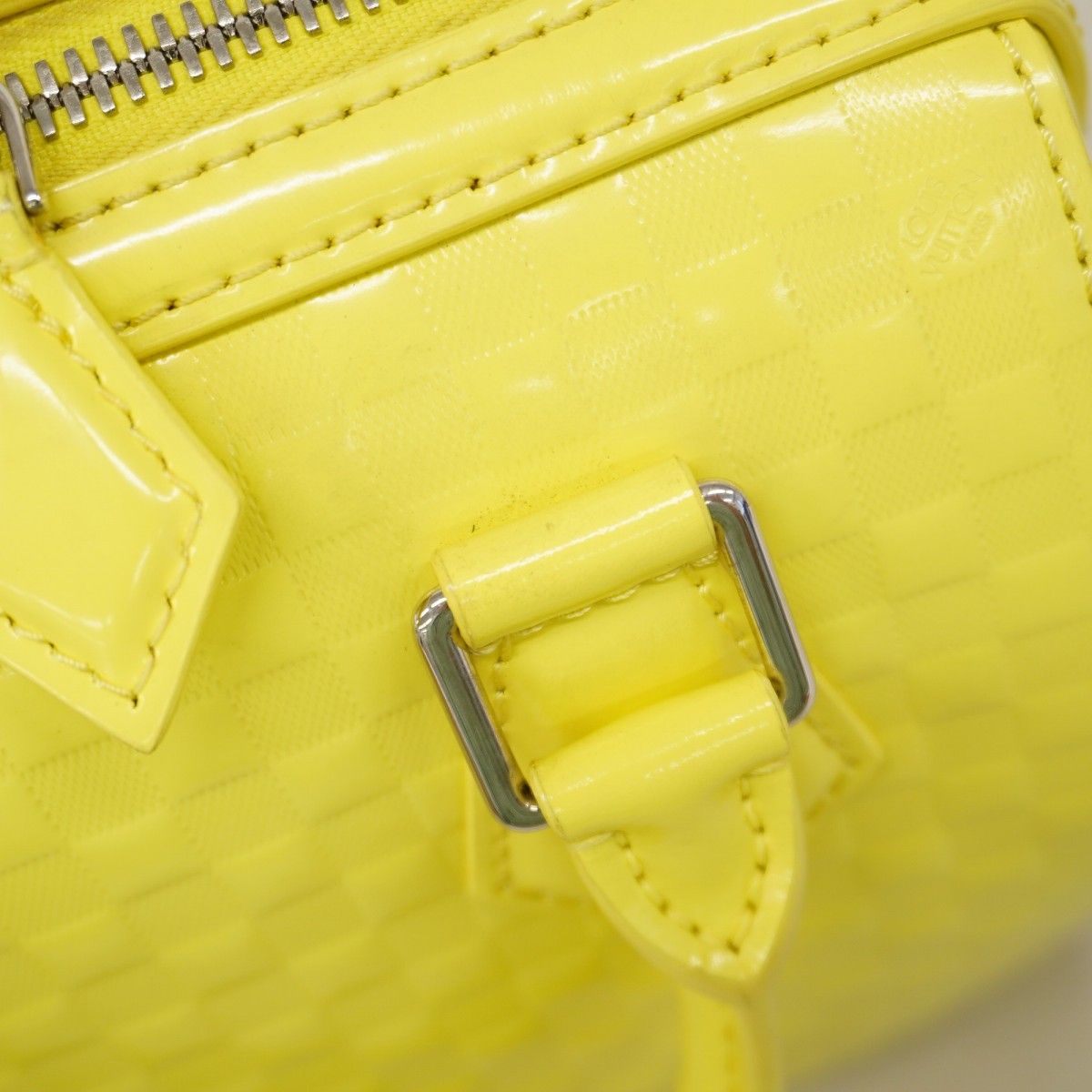 Louis Vuitton Handbag Damier Facet Speedy Cube PM Jaune 2-Way — view 8