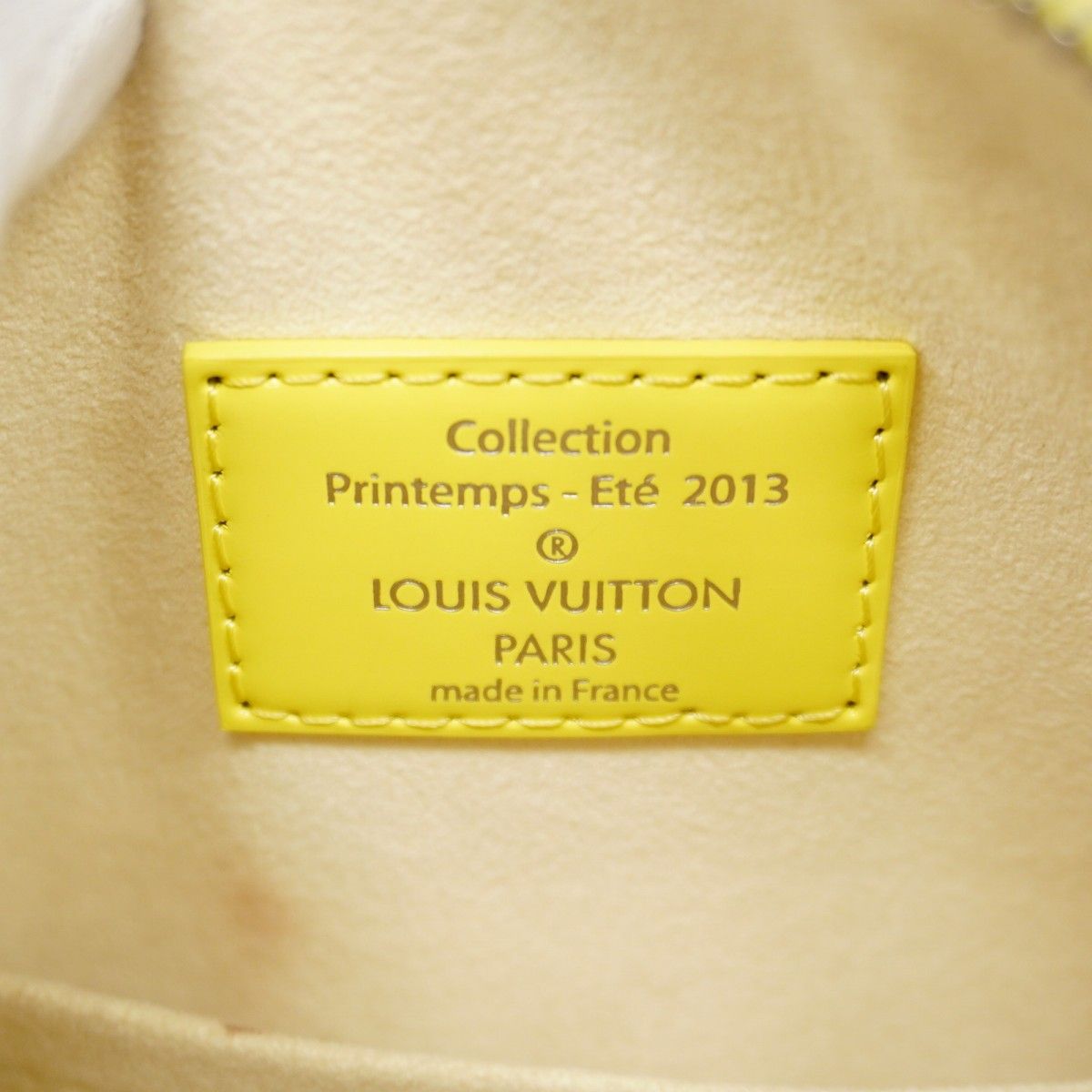 Louis Vuitton Handbag Damier Facet Speedy Cube PM Jaune 2-Way — view 5