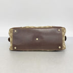 Gucci Shoulder Bag GG Canvas Sherry Line Beige Brown Gold — view 3