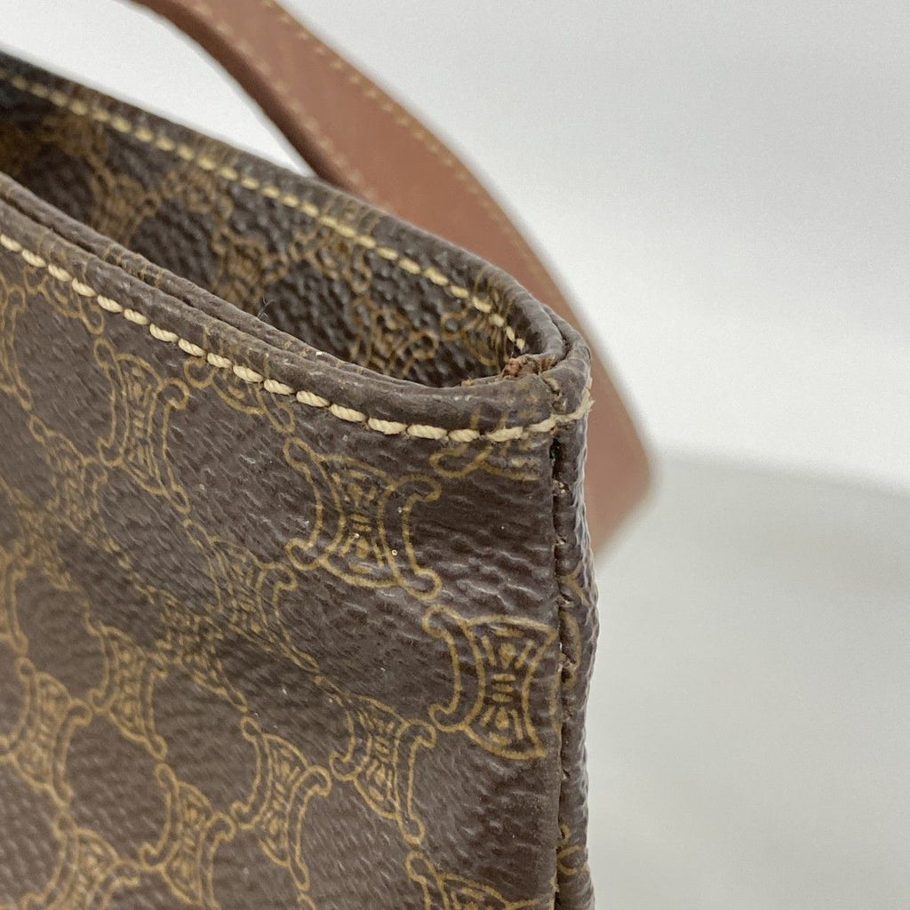 Celine Tote Macadam Brown Gold — view 7